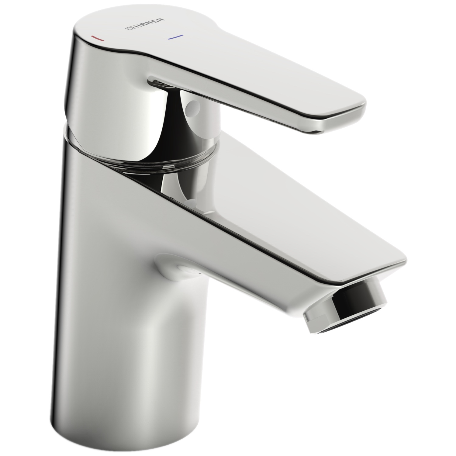 Einhand-Waschtischarmatur „Polo“ Ausladung 103 mm in Chrom Einhand-Waschtischarmatur „Polo“ Ausladung 103 mm in Chrom