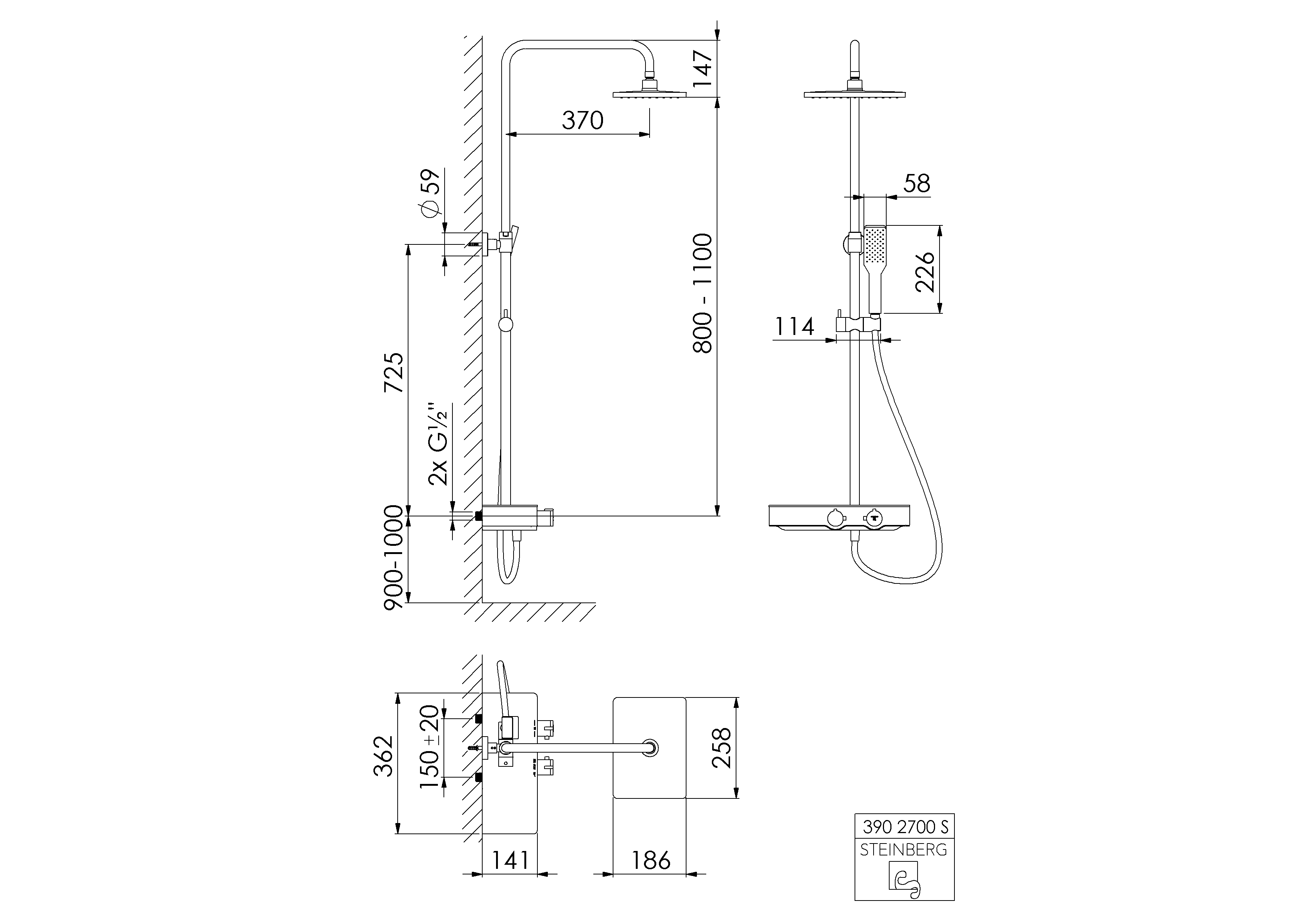 Steinberg Serie 390 Brauseset Steinberg Serie 390 Brauseset