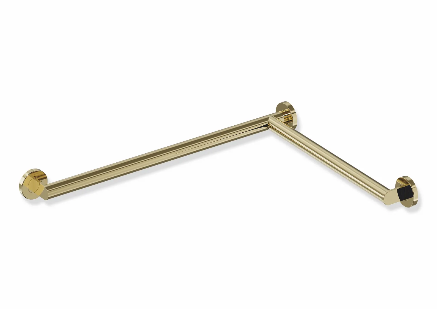 Dusch-, WannenhandlaufEdelstahl, PVD, waagerechte Längen 947 x 495 mm, 70 mm tief, Stangendurchmesser 32 mm, Ausführung rechts, in Farbe CK (Messing glänzend) Dusch-, WannenhandlaufEdelstahl, PVD, waagerechte Längen 947 x 495 mm, 70 mm tief, Stangendurchmesser 32 mm, Ausführung rechts, in Farbe CK (Messing glänzend)