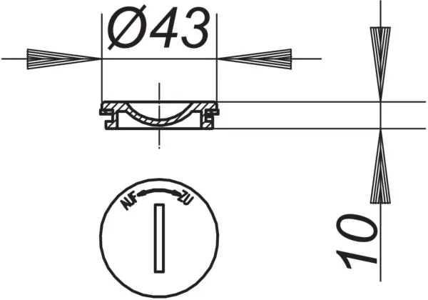 Reinigungsschraube zu 54, 55, 57, 57AK, 58, 71