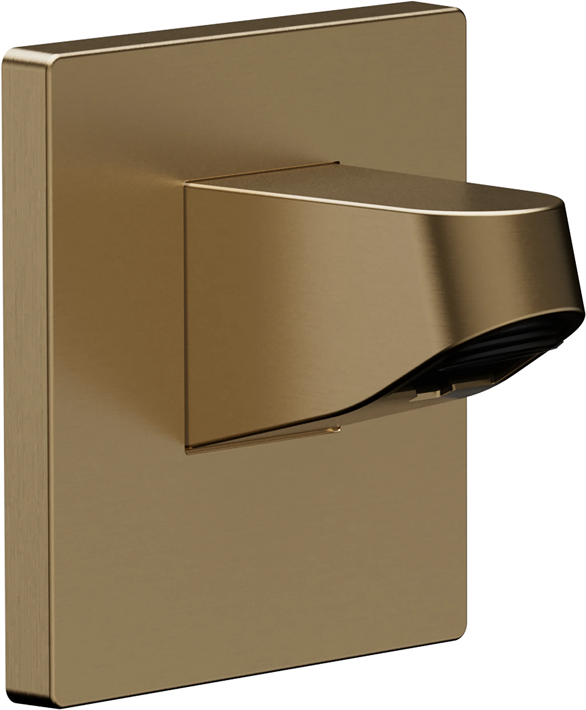 Hansgrohe Pulsify Wandanschluss für Kopfbrause 105 BBR, Brushed Bronze, Aufputzmontage, Kunststoff, Anschluss G 1/2