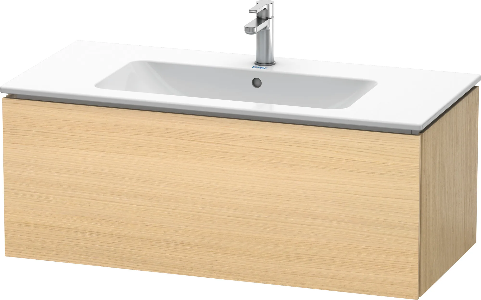 Duravit Waschtischunterschrank wandhängend „L-Cube“ 102 × 40 × 48,1 cm Mediterrane Eiche