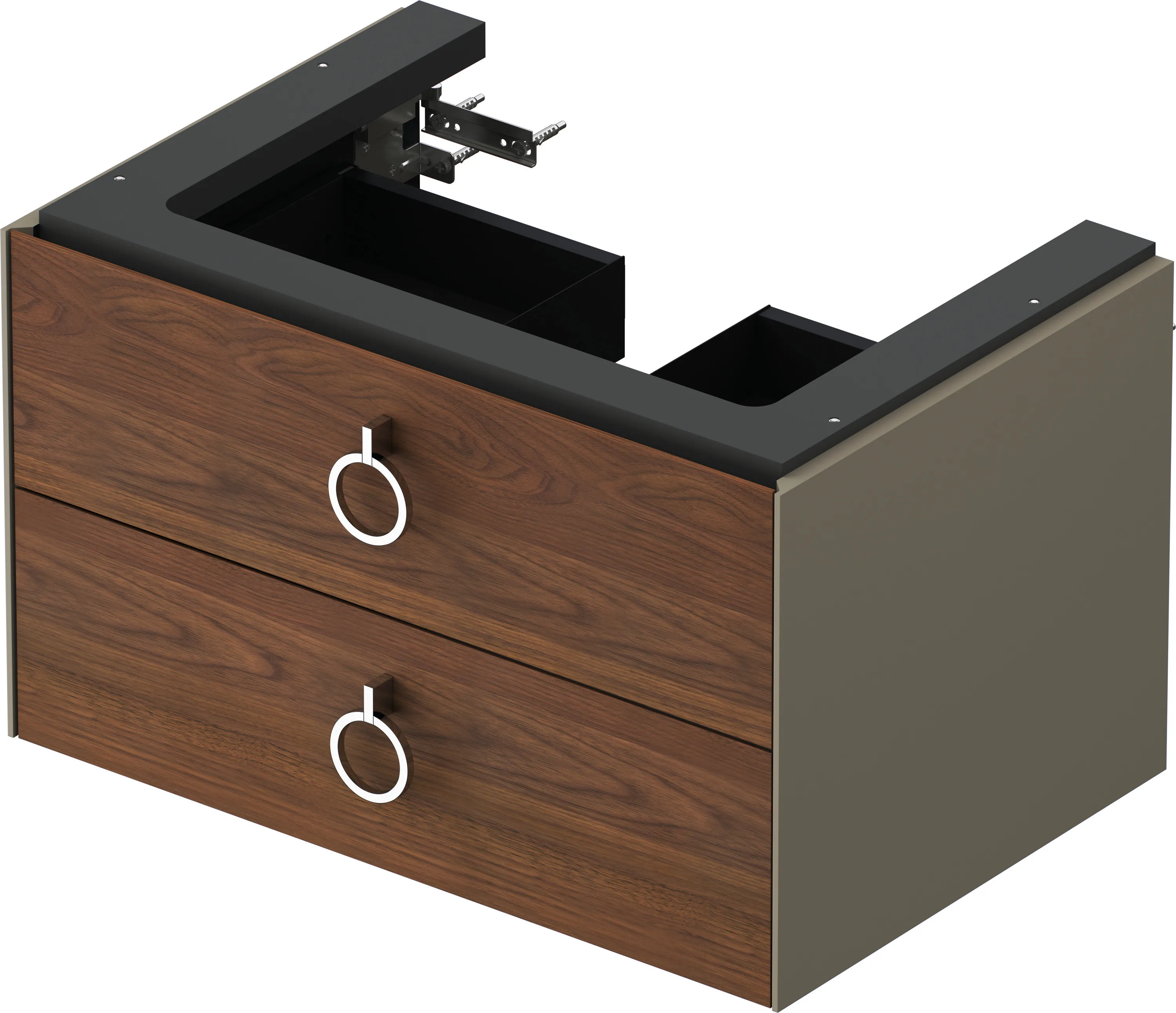 Duravit Waschtischunterschrank „White Tulip“, mit Beleuchtung