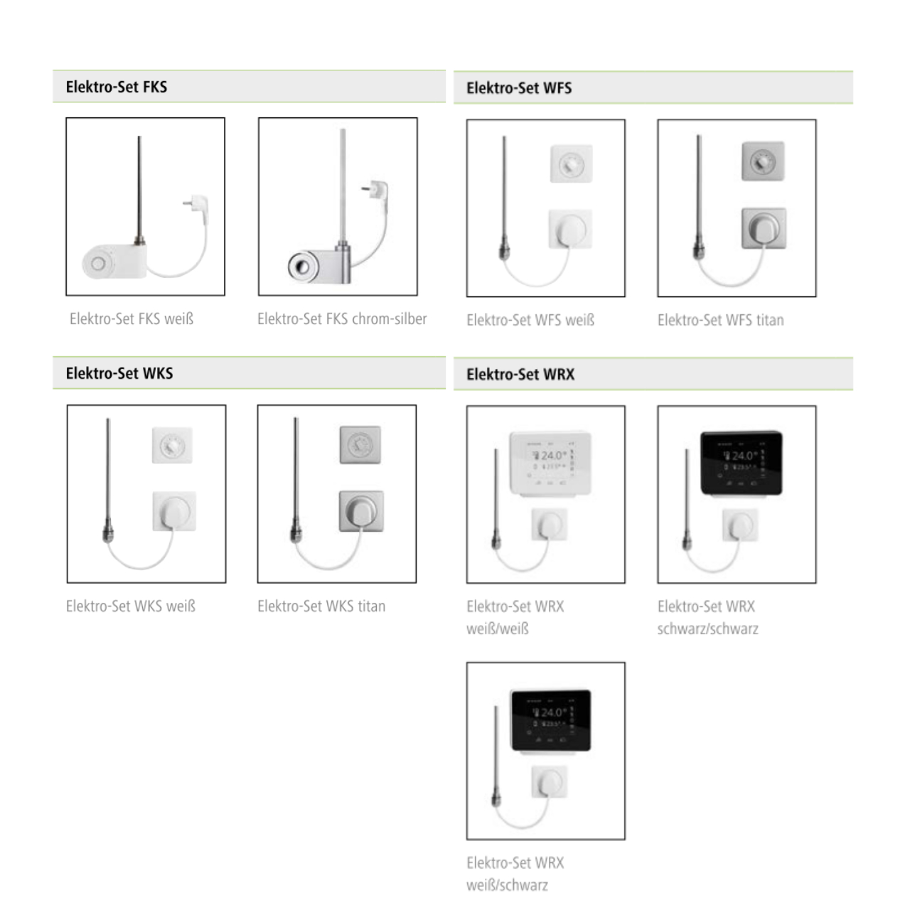 Kermi Design-Elektroheizkörper doppellagig „Duett®-E“ 63,4 × 118,8 cm Kermi Design-Elektroheizkörper doppellagig „Duett®-E“ 63,4 × 118,8 cm