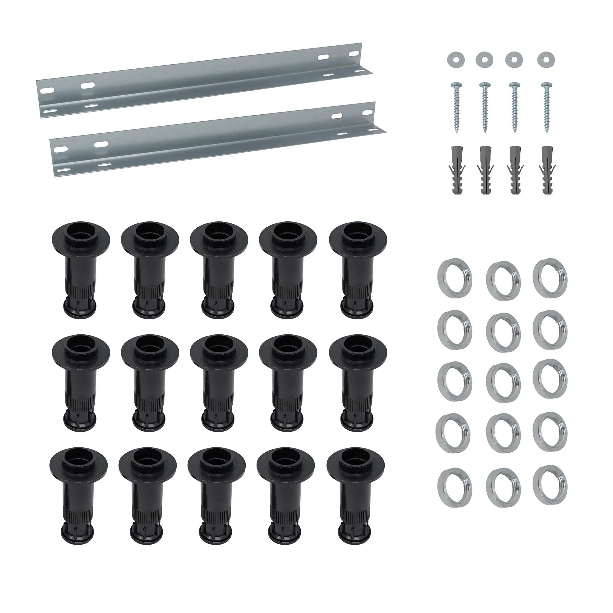 Breuer QUICK72 Wannenfüße-Set 2 für Lite Line – Höhe verstellbar 105‑135 mm