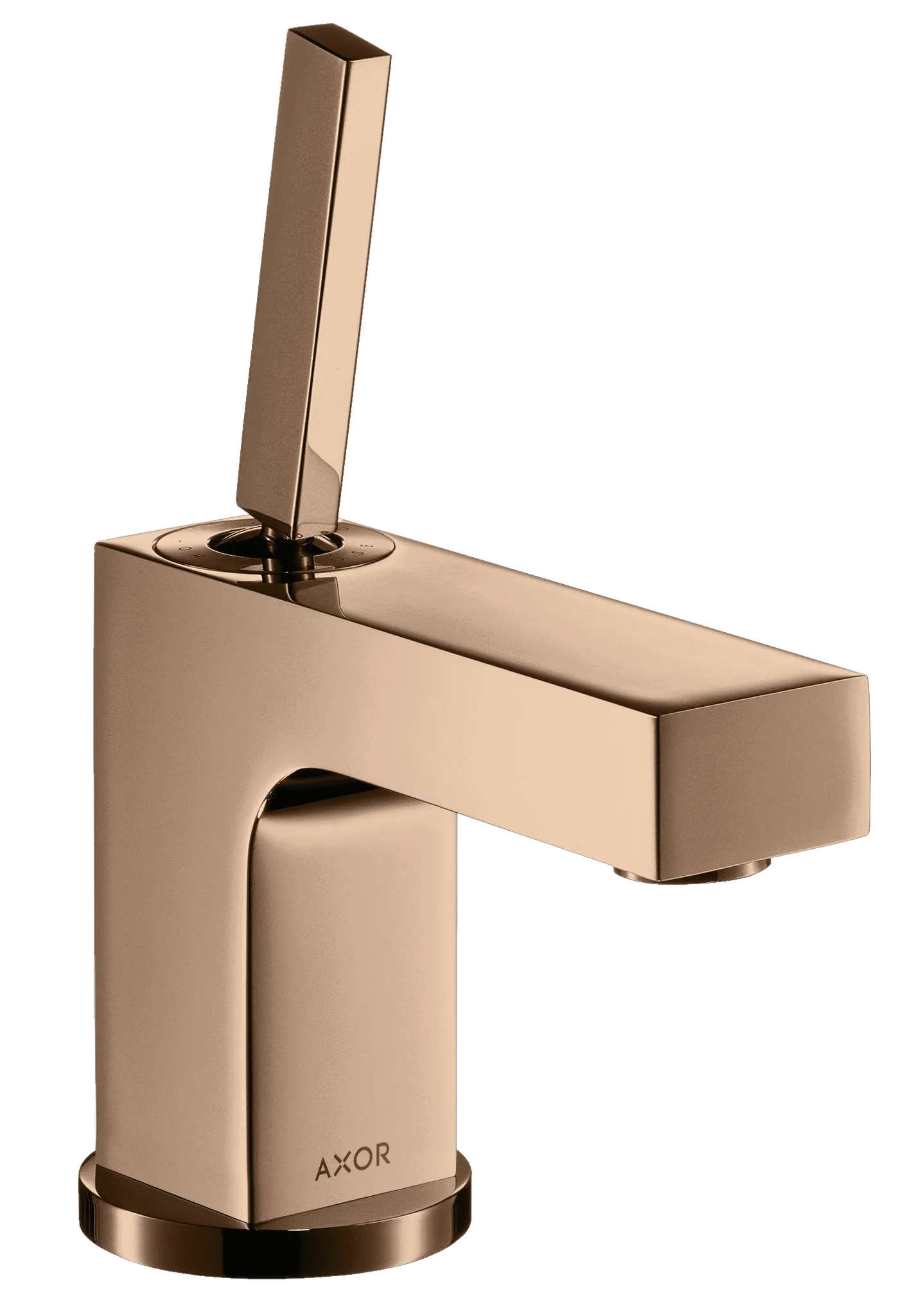 Hansgrohe AXOR Citterio Einhebel-Waschtischmischer 80 mit Pingriff, Polished Red Gold