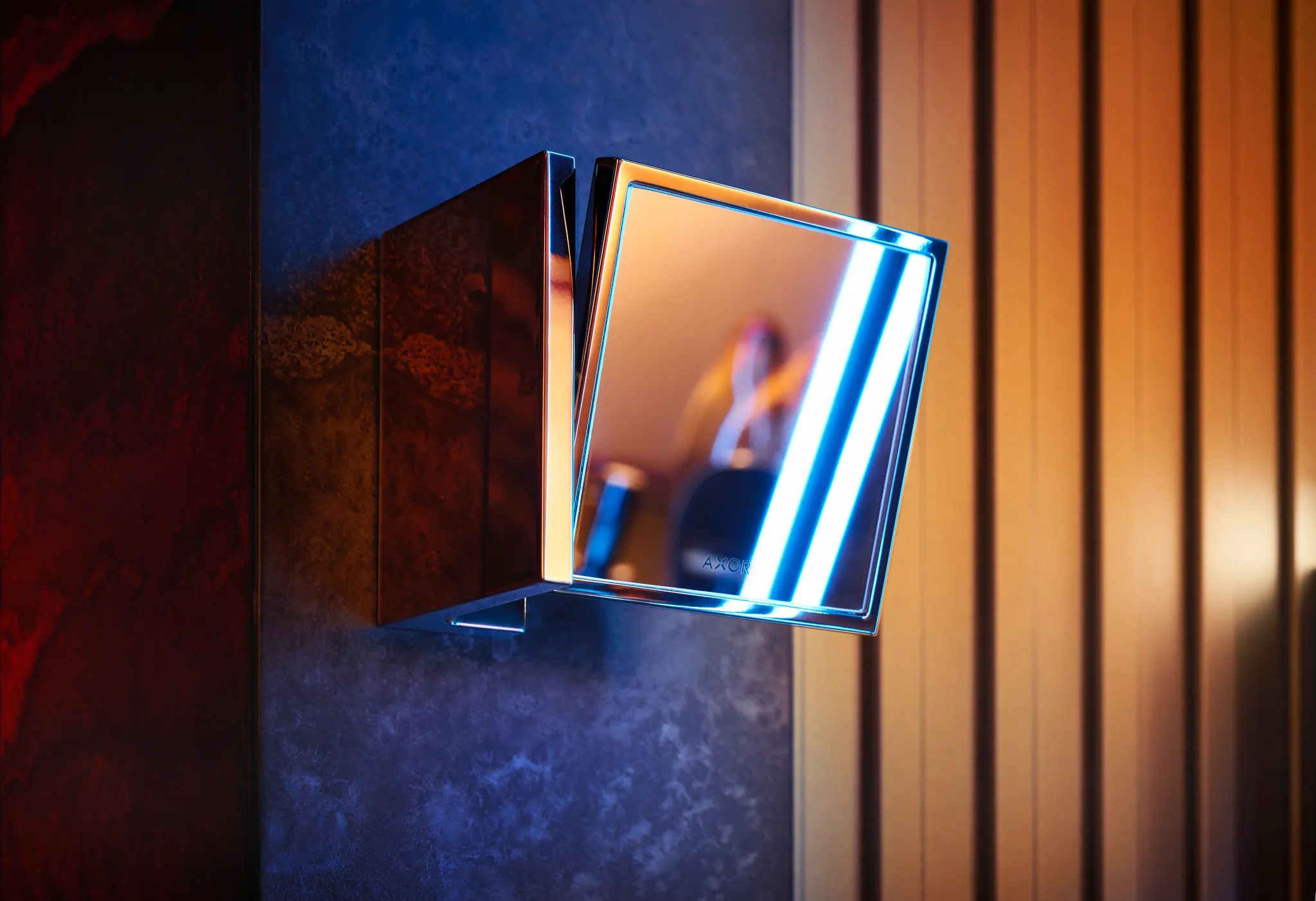 AXOR Universal Rectangular Rasierspiegel Chrom