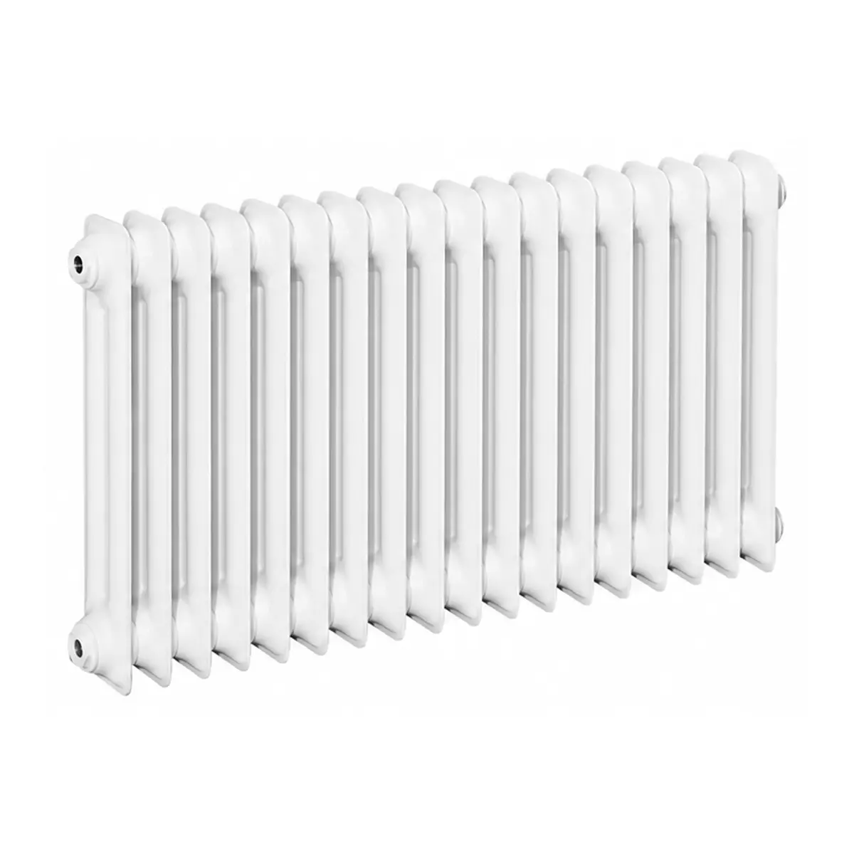 ASW DIN-Stahlradiator HG-TEC, 18 Glieder, Nabenabstand 500 mm, 900 x 600 x 110 mm in RAL 9010
