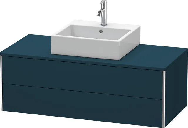 Duravit Waschtischunterschrank wandhängend „XSquare“ 120 × 40 × 54,8 cm Nachtblau Seidenmatt Duravit Waschtischunterschrank wandhängend „XSquare“ 120 × 40 × 54,8 cm Nachtblau Seidenmatt