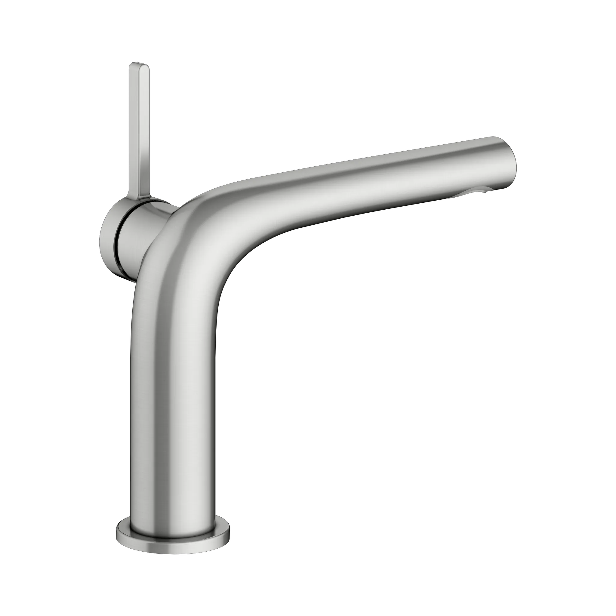 KEUCO EDITION 400 Einhebel-Waschtischmischer 120, Edelstahl-finish