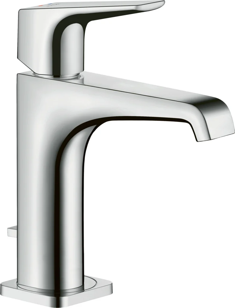 Hansgrohe AXOR Citterio E Einhebel-Waschtischmischer 130, Hebelgriff Chrom, Ausladung 143 mm, Auslaufhöhe 126 mm