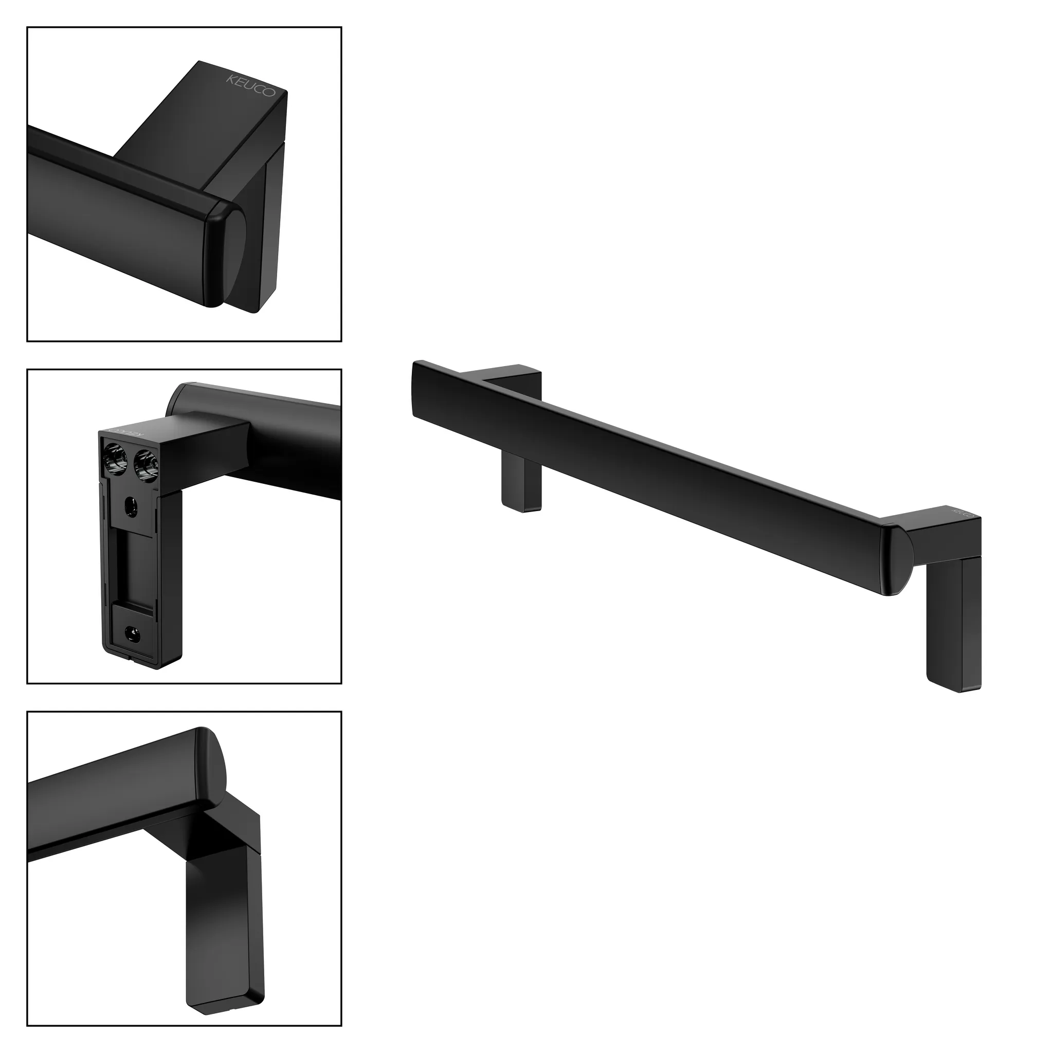 KEUCO Haltegriff „Axess“ 60 cm Ausführung in Schwarz (matt) KEUCO Haltegriff „Axess“ 60 cm Ausführung in Schwarz (matt)