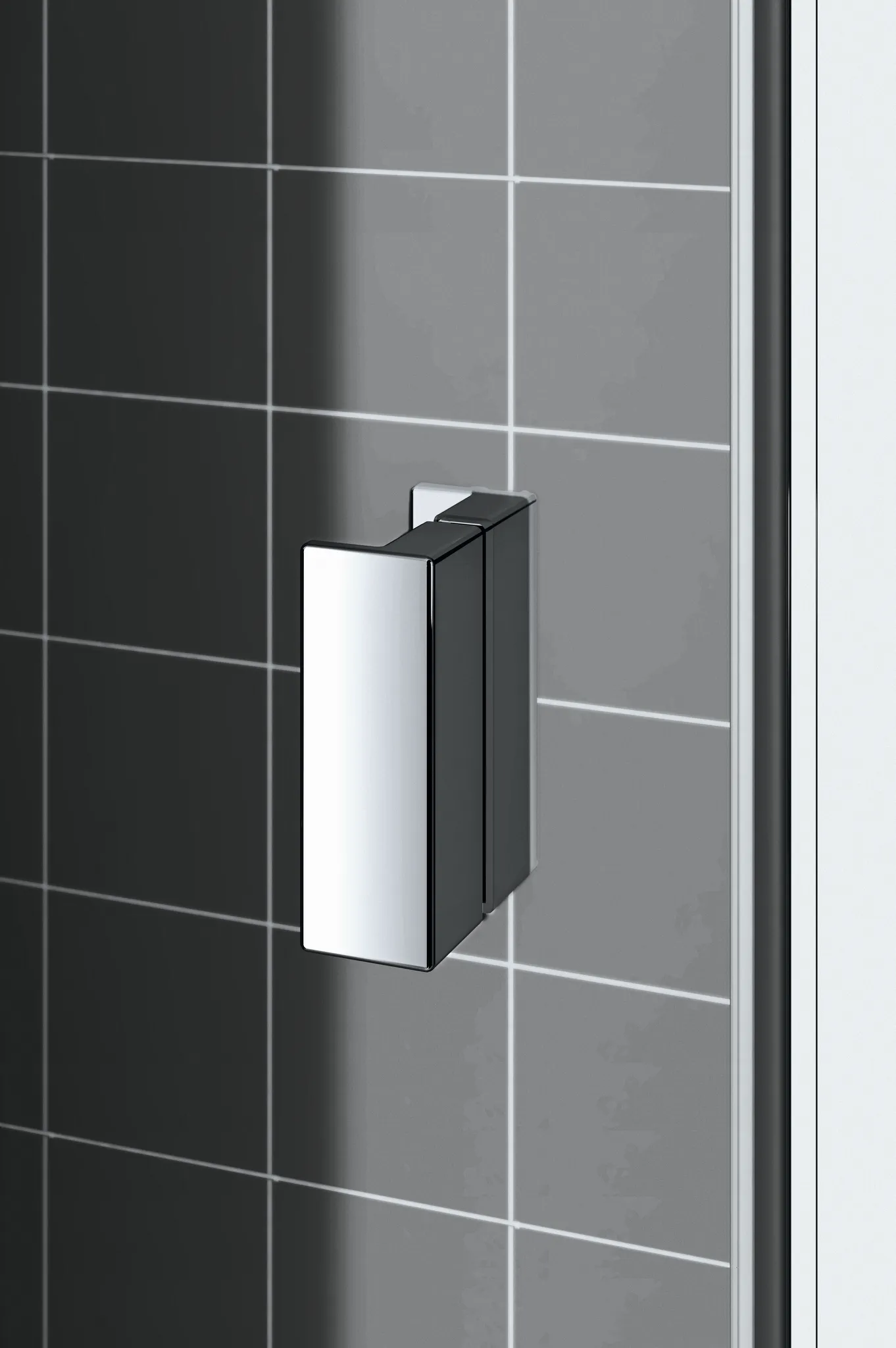 Kermi Pendeltür 1-flügelig links für Nische „RAYA“ Glas Klar, Profile Silber Mattglanz, BV: 858 - 888 mm WE: 858 - 888 mm H: 1850 mm Kermi Pendeltür 1-flügelig links für Nische „RAYA“ Glas Klar, Profile Silber Mattglanz, BV: 858 - 888 mm WE: 858 - 888 mm H: 1850 mm