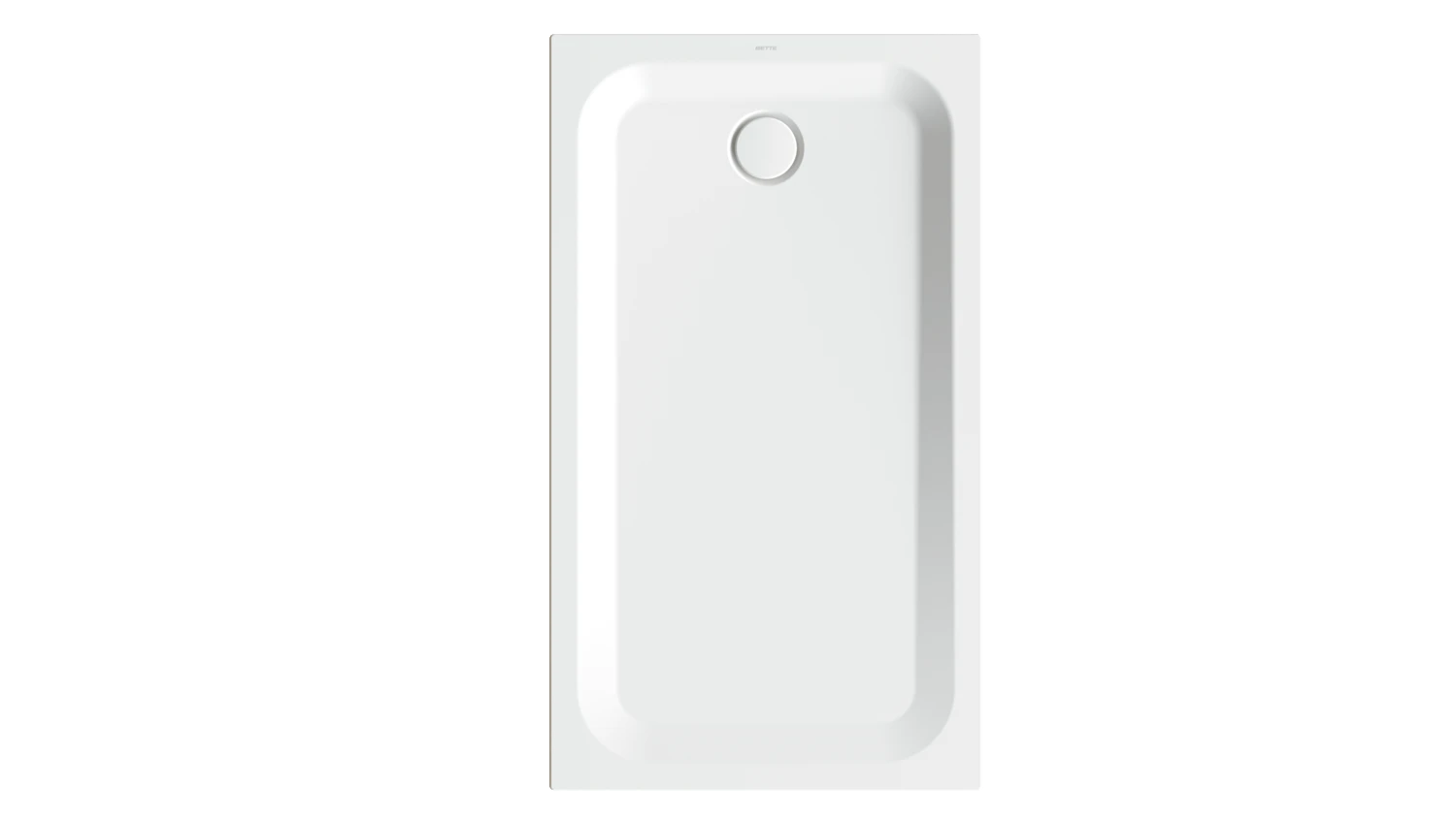 Bette rechteck Duschwanne „BetteUltra“ 1400 × 800 mm ohne Oberflächenbeschichtung, ohne Oberflächenveredelung, mit Wannenträger, in Edelweiß