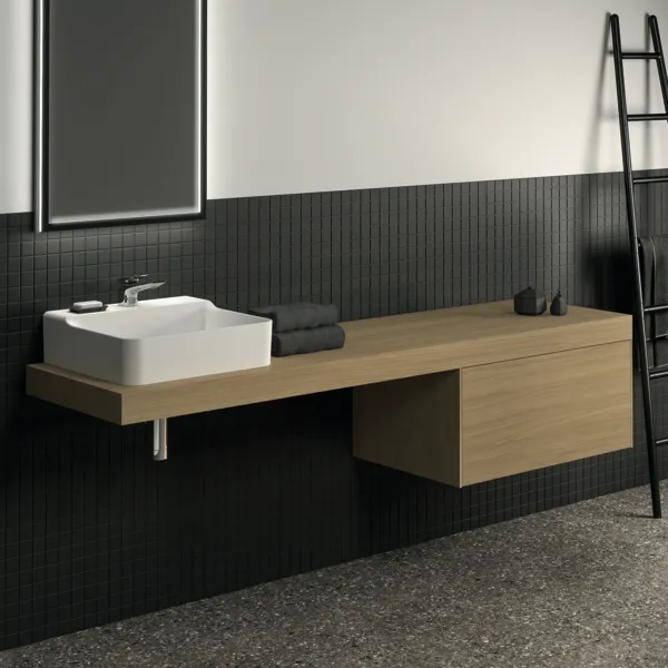 Konsole Conca, 2000x505x80mm, Weiß