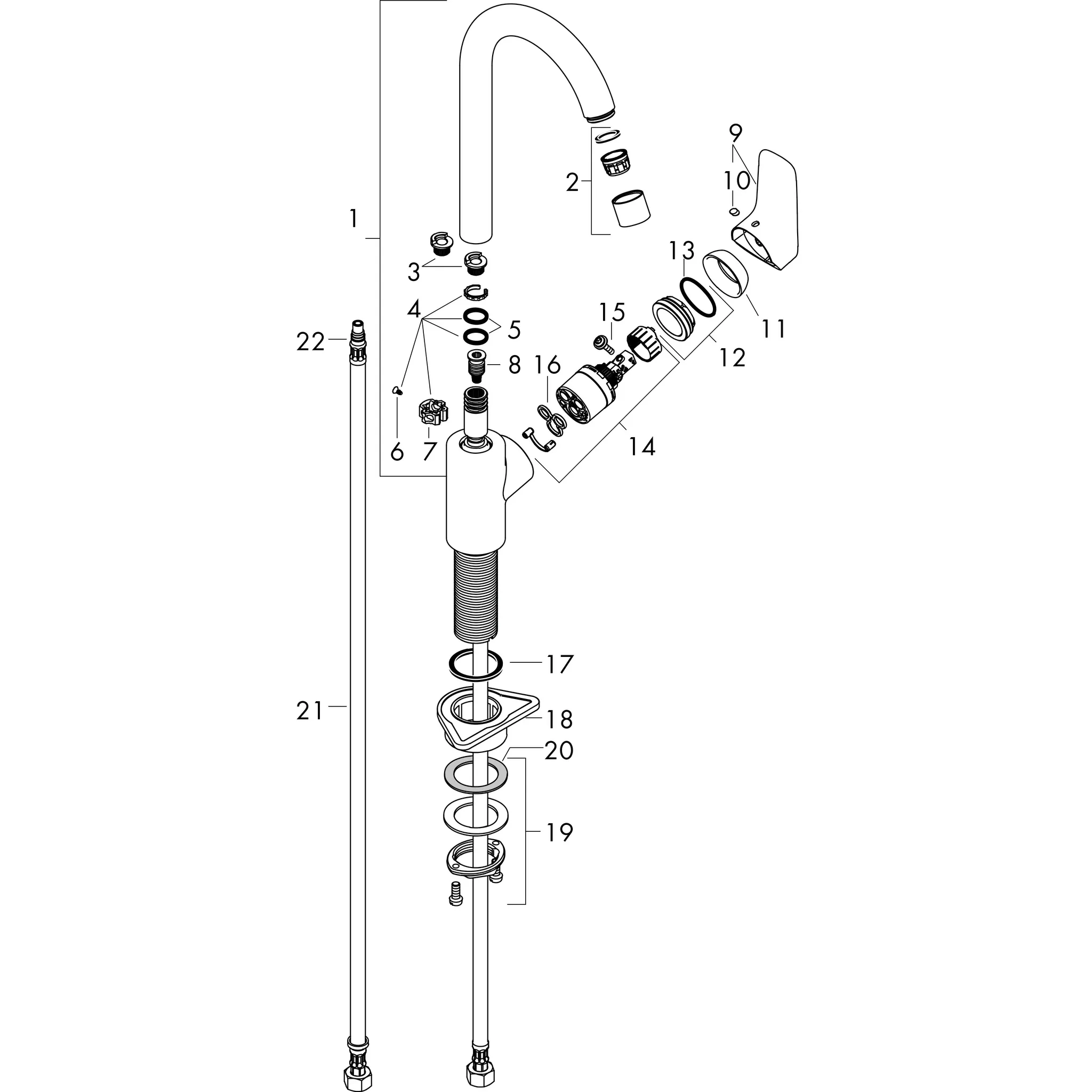 Hansgrohe Logis M31 Einhebel-Küchenmischer 260, EcoSmart, 1jet, Chrom Hansgrohe Logis M31 Einhebel-Küchenmischer 260, EcoSmart, 1jet, Chrom
