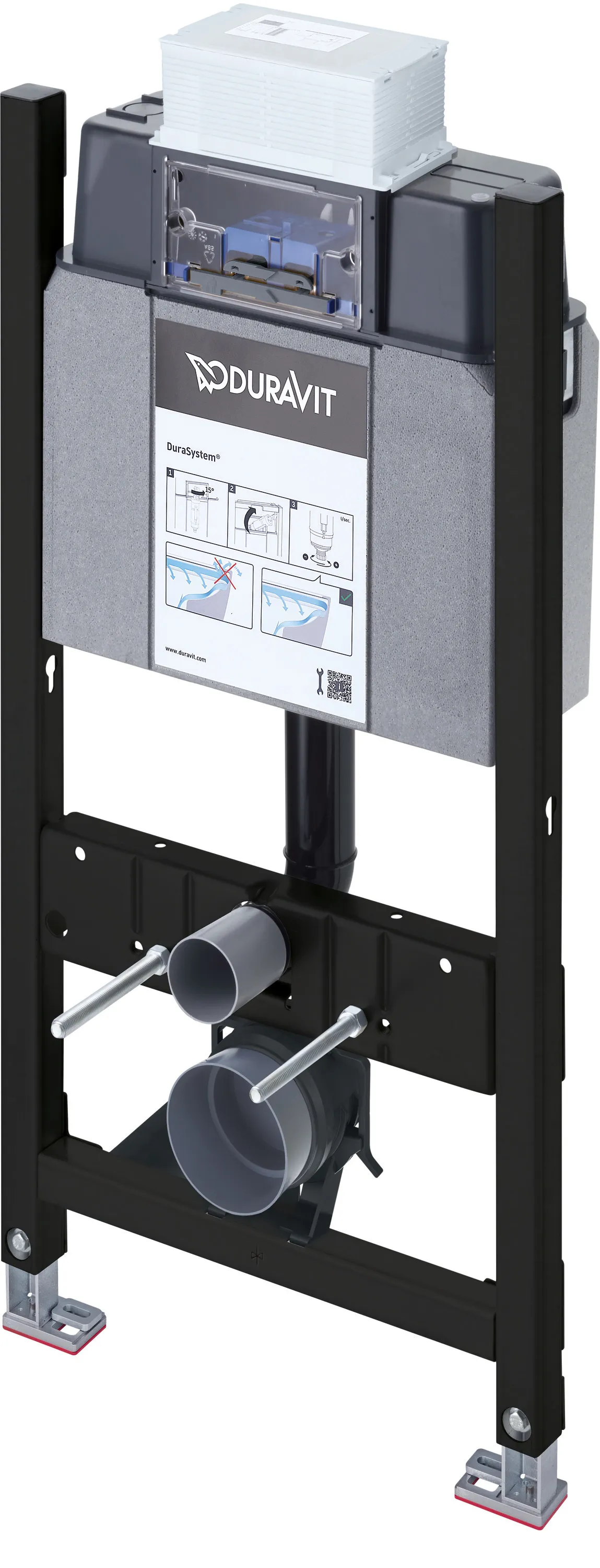 Duravit Vorwand-/Einbauelement für Toilette Installationselement Trockenbau für WC „DuraSystemInstallationselemente“ 99 × 50 cm in Duravit Vorwand-/Einbauelement für Toilette Installationselement Trockenbau für WC „DuraSystemInstallationselemente“ 99 × 50 cm in