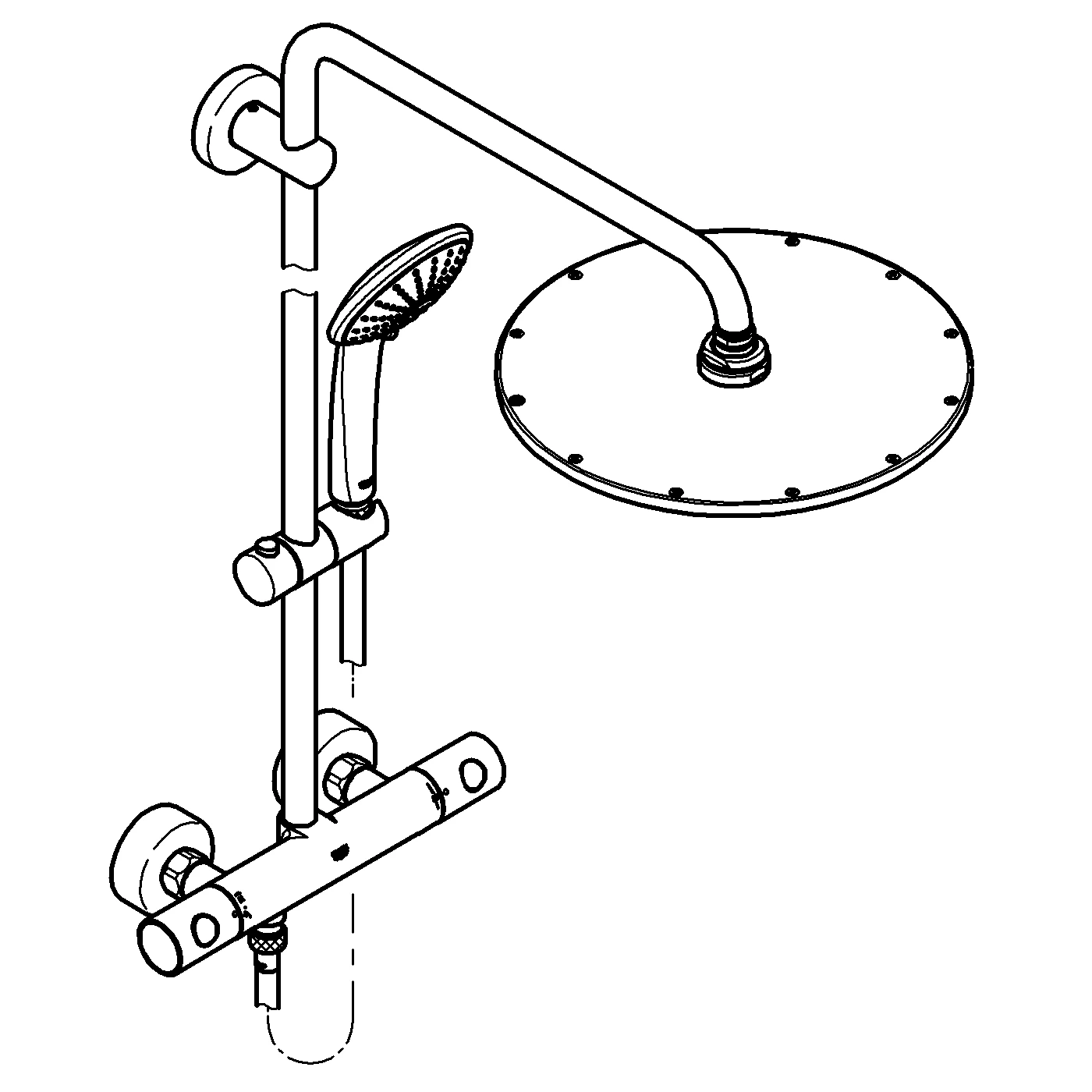 Grohe 26075000 in hard graphite