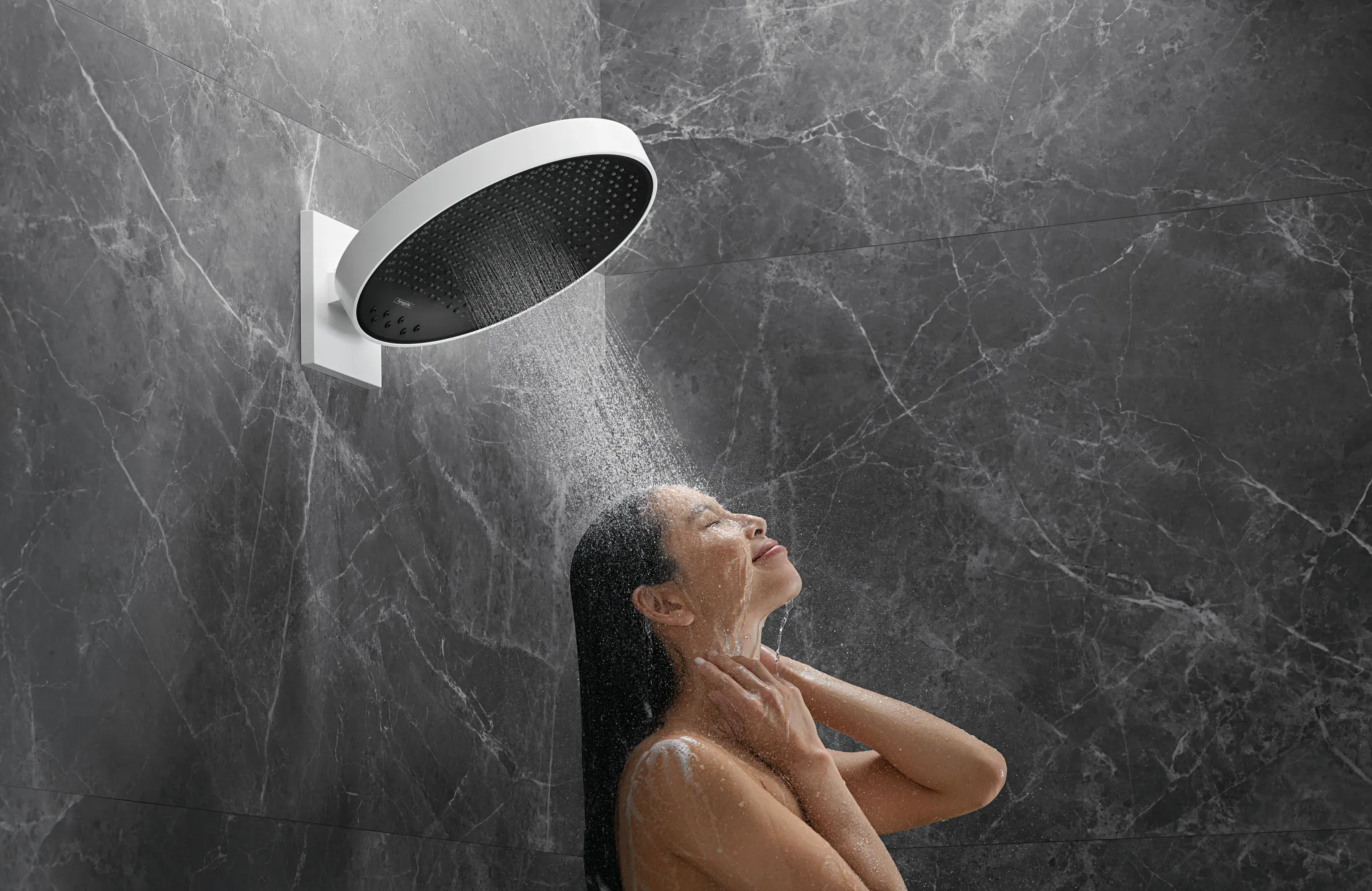 Kopfbrause Rainfinity 360 3jet Wandmontage chrom Kopfbrause Rainfinity 360 3jet Wandmontage chrom