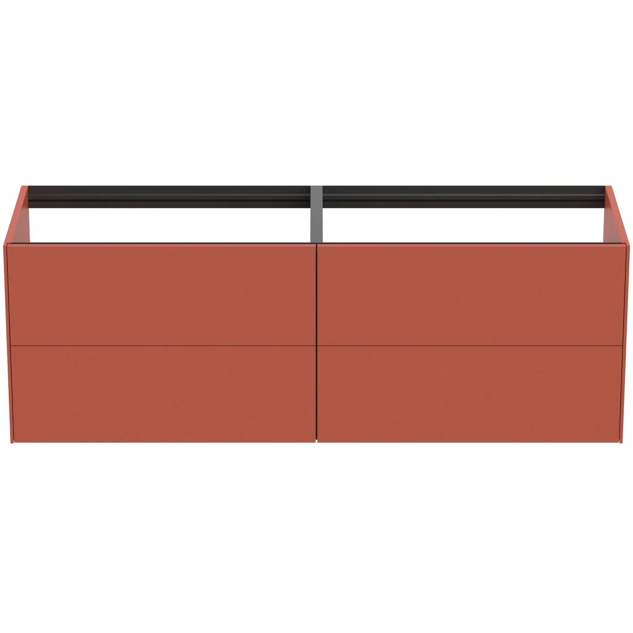 Ideal Standard Waschtischunterschrank Conca, 4 Auszüge, Push-Open mit Softclose-Einzug, ohne Platte, 1585x505x540 mm, Sunset