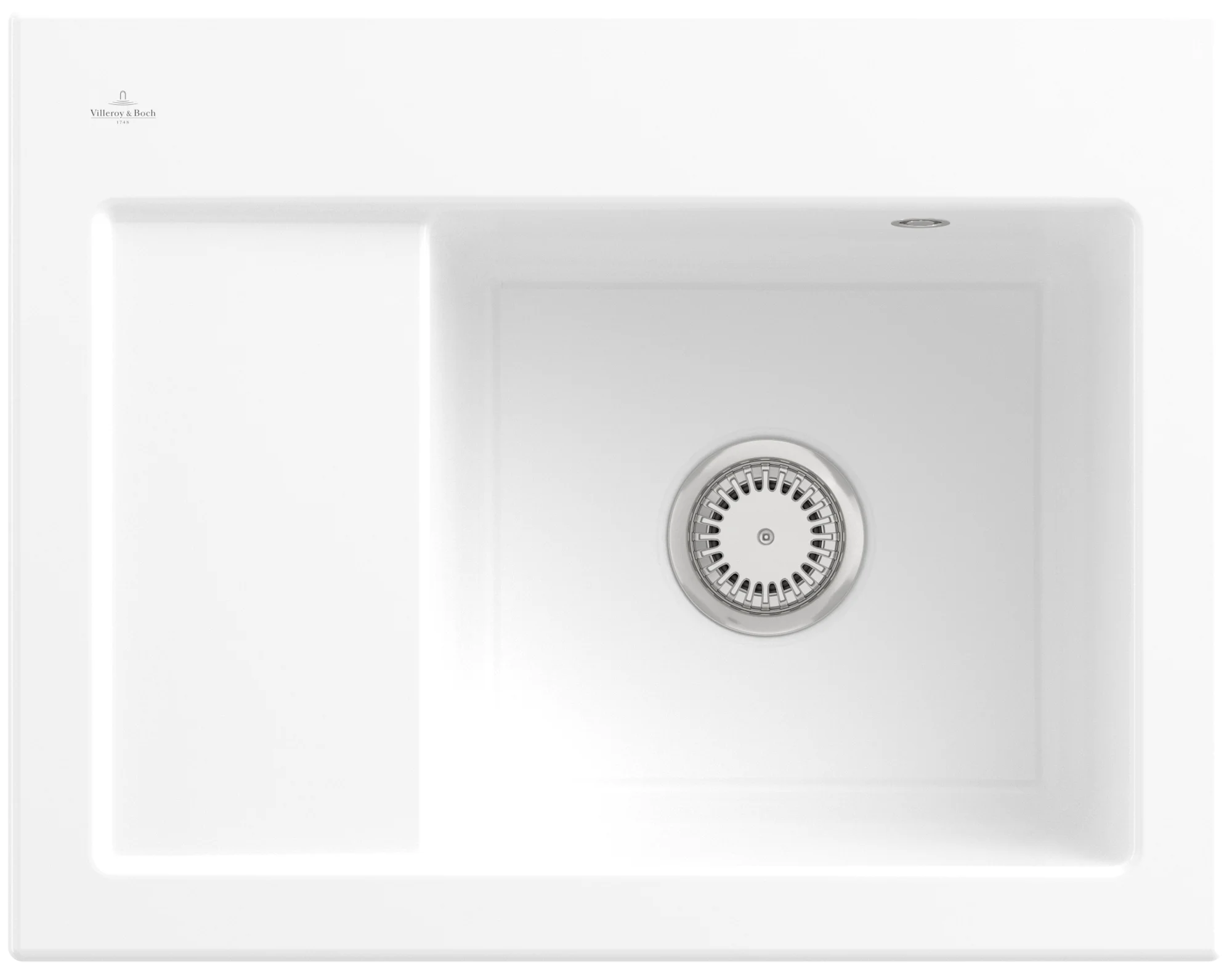 Villeroy & Boch Subway 45 Compact Einbauspüle Weiß Alpin CeramicPlus