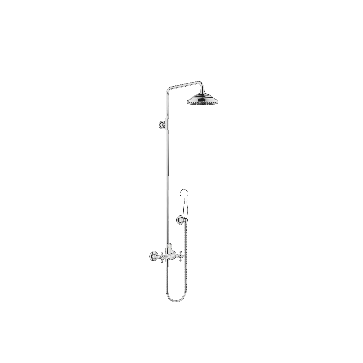 Shower Pipe mit Brausebatterie ohne Handbrause MADISON Chrom 26632360 Shower Pipe mit Brausebatterie ohne Handbrause MADISON Chrom 26632360