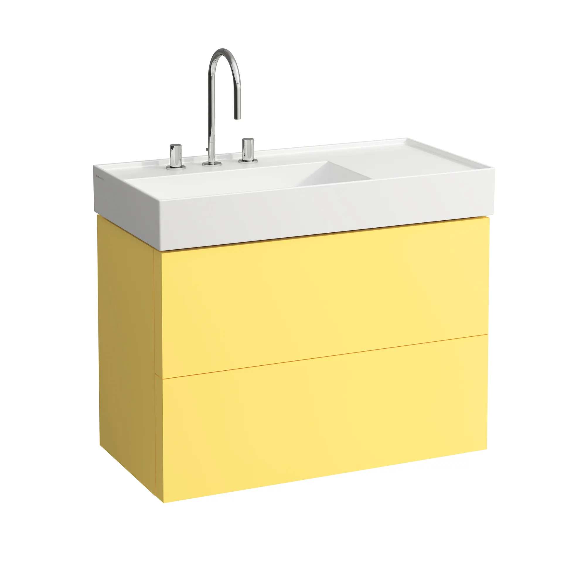 Laufen Waschtischunterbau „Kartell“ 450 × 600 × 880 mm Senfgelb Laufen Waschtischunterbau „Kartell“ 450 × 600 × 880 mm Senfgelb