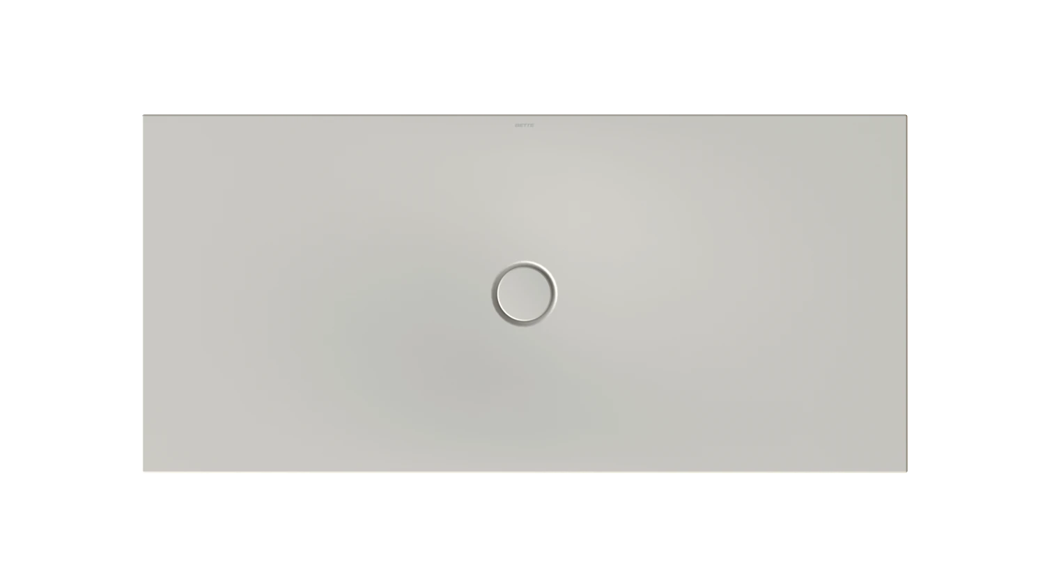 Bette rechteck Duschwanne „BetteFloor“ 1600 × 750 mm ohne Oberflächenbeschichtung, mit BetteGlasur Plus, ohne Wannenträger, in Silver