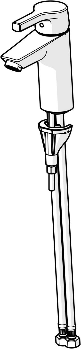 HA Einhebelmischer Waschtischbatterie HANSAPALENO XL 5642 Ausladung 110 mm DN15 Chrom