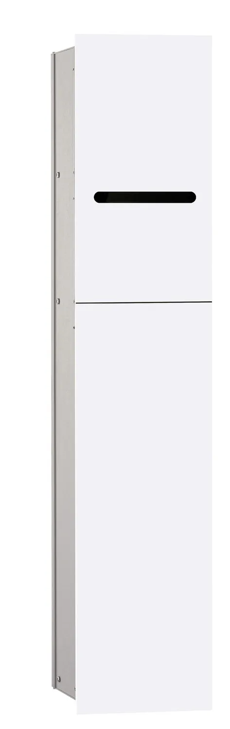 WC-Modul asis 2.0Unterputz, 811 mm, Türanschlag links, weiss mattohne Einbaurahmen