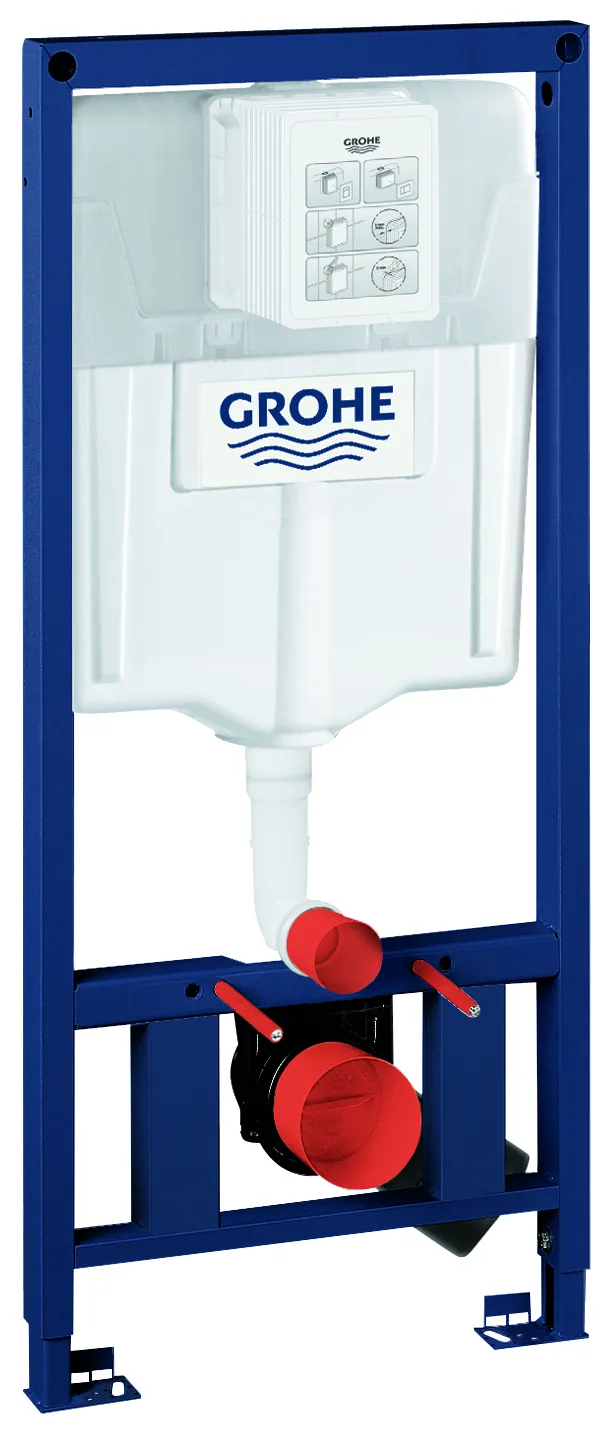 Wand-WC-Element Rapid SL 38897, 1,13 m Bauhöhe, für Vorwand- oder Ständerwandmontage, mit senkrechten Drucktraversen für WCs mit schmaler Auflagefläche < 205 mm Wand-WC-Element Rapid SL 38897, 1,13 m Bauhöhe, für Vorwand- oder Ständerwandmontage, mit senkrechten Drucktraversen für WCs mit schmaler Auflagefläche < 205 mm