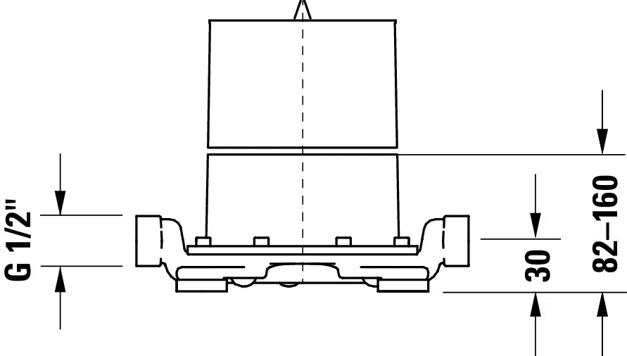 Grundkörper UP bodenstehend G1/2″