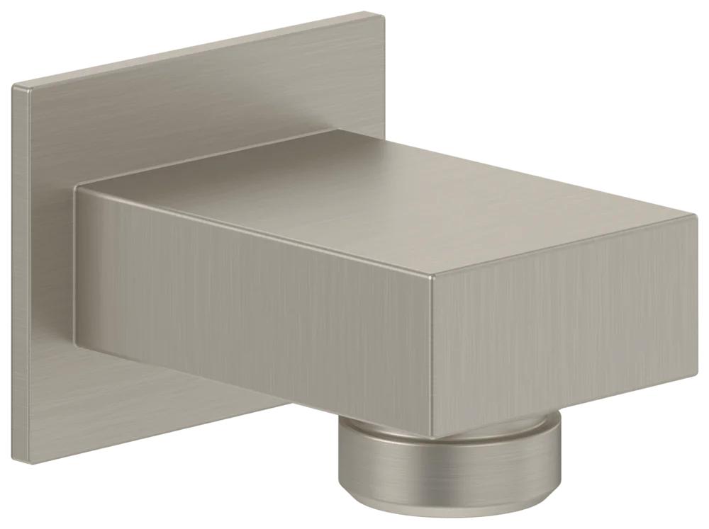 Villeroy & Boch Universal Showers Wandanschlussbogen, 46x51x35mm, Brushed Nickel Matt