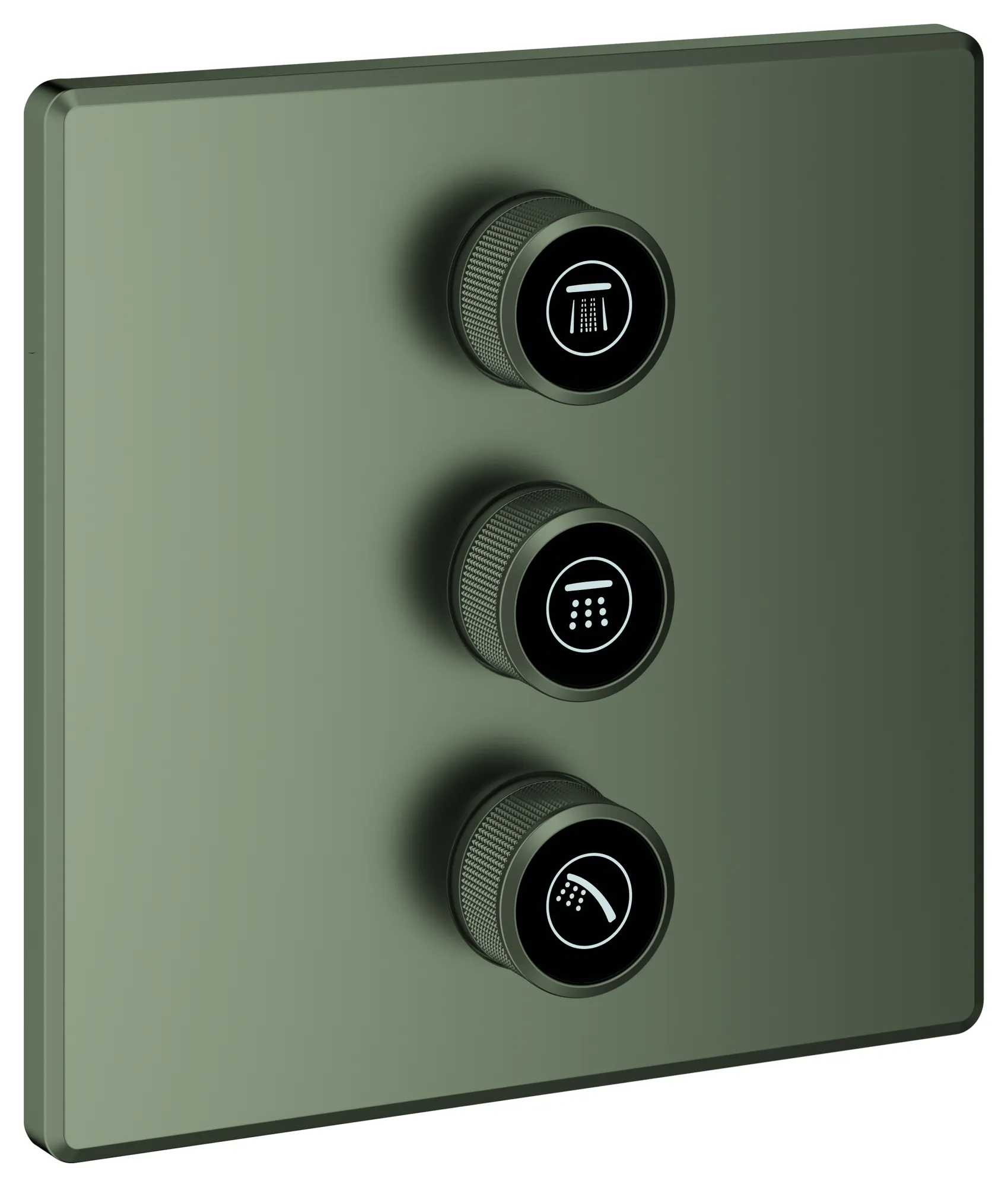 3-fach Unterputzventil Grohtherm SmartControl 29127, Fertigmontageset für Rapido SmartBox, Wandrosette eckig 3-fach Unterputzventil Grohtherm SmartControl 29127, Fertigmontageset für Rapido SmartBox, Wandrosette eckig