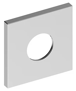 KEUCO IXMO Wandrosette Übergröße für Ventile und Thermostat-Brausearmatur Unterputz