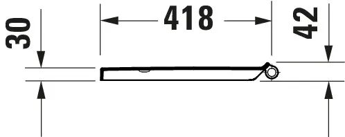 Duravit WC-Sitz Compact „No.1“ 36,9 × 43,3 × 4,2 cm in, Soft Closing, Scharniere Edelstahl Duravit WC-Sitz Compact „No.1“ 36,9 × 43,3 × 4,2 cm in, Soft Closing, Scharniere Edelstahl