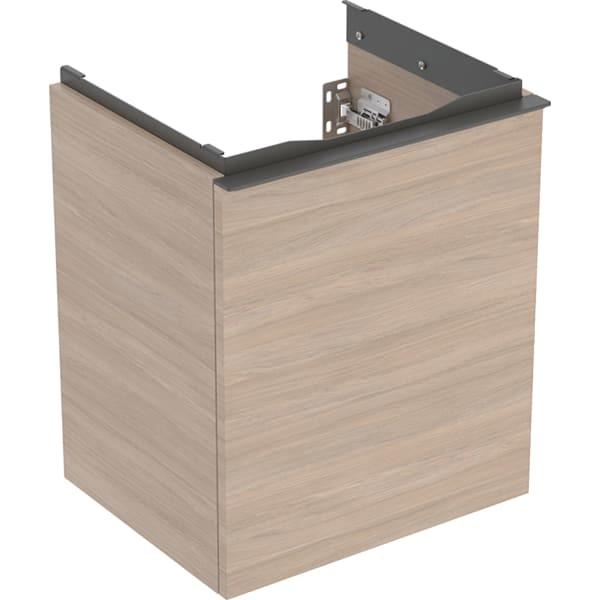 Geberit Acanto Unterschrank für Handwaschbecken, Eiche, 45 cm Breite Waschtisch, 41,9 cm Höhe, mit einer Schublade