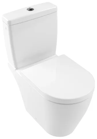 Stand-Tiefspül-WC DirectFlush „Avento“ 37 × 41 × 64 cm in Weiß Alpin, ohne Spülrand