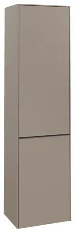 Villeroy & Boch Hochschrank mit Wäschekorb-Klappe „Subway 3.0“ 45 × 171 × 36,2 × 36,2 cm 1 Tür, 1 Wäscheklappe, 1 × fixer Fachboden, Anschlag: rechts, 2 × Glasfachboden, 1 Tür, Anschlag rechts