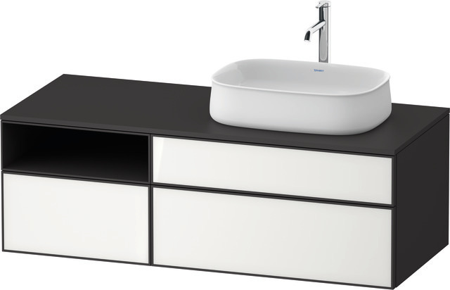 Duravit Waschtischunterschrank wandhängend „Zencha“ 130 × 44,2 × 55 cm