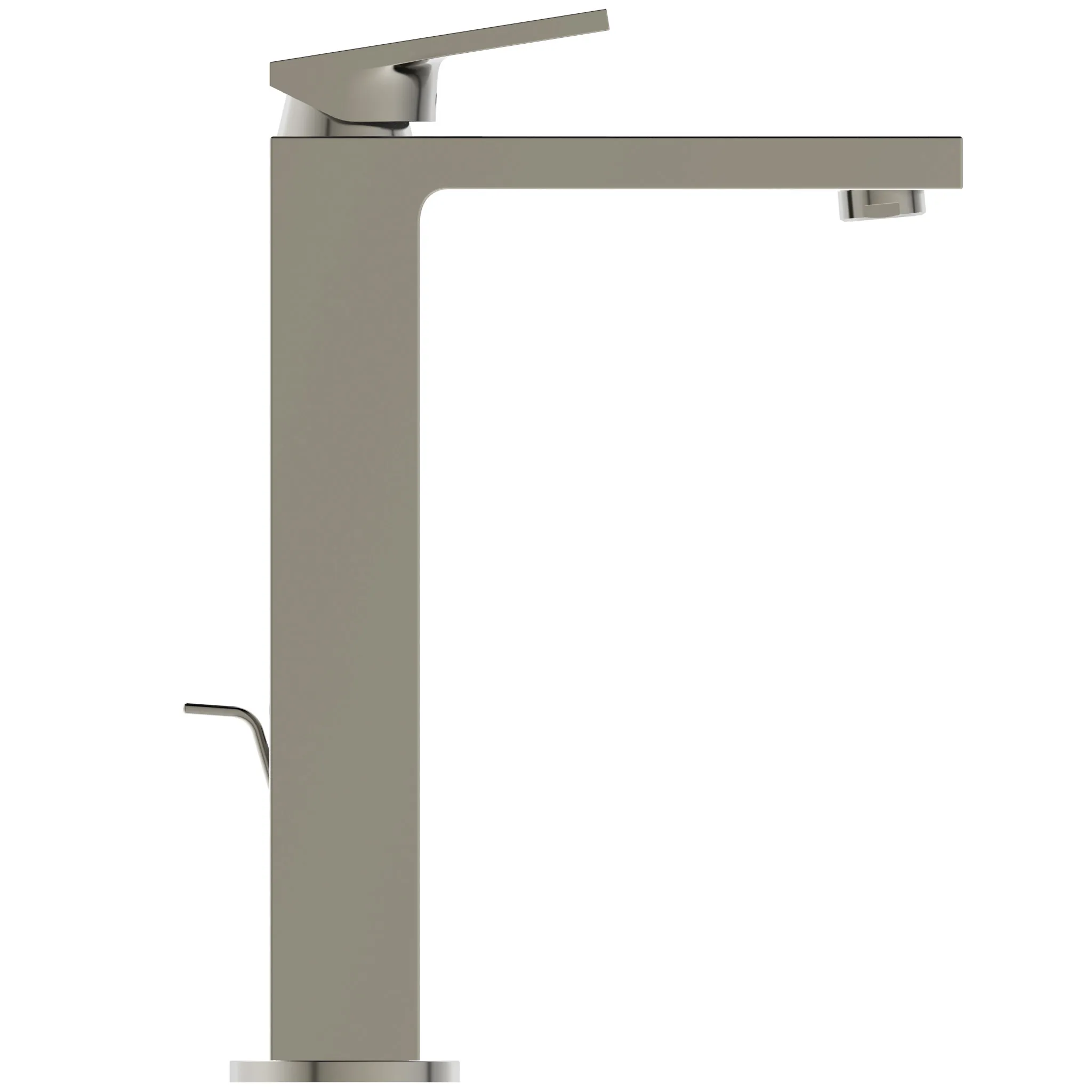 Waschischarmatur Extra Ausladung 150mm verlängerter Sockel mit Ablaufgarnitur Brushed Gold Waschischarmatur Extra Ausladung 150mm verlängerter Sockel mit Ablaufgarnitur Brushed Gold