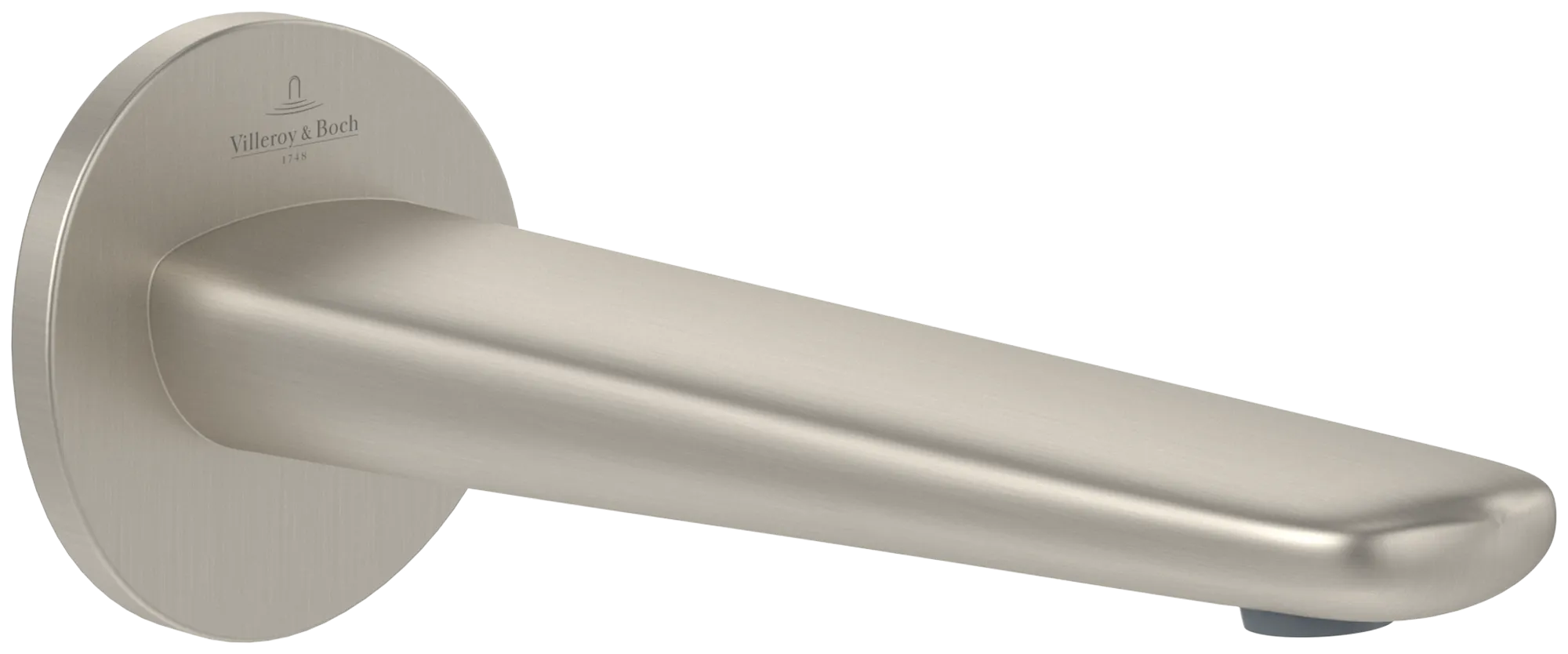 Villeroy & Boch Badewannenauslauf Antao, Brushed Nickel Matt, 84 x 85 x 223 mm, Wandmontage, SmartPressure Technologie Villeroy & Boch Badewannenauslauf Antao, Brushed Nickel Matt, 84 x 85 x 223 mm, Wandmontage, SmartPressure Technologie