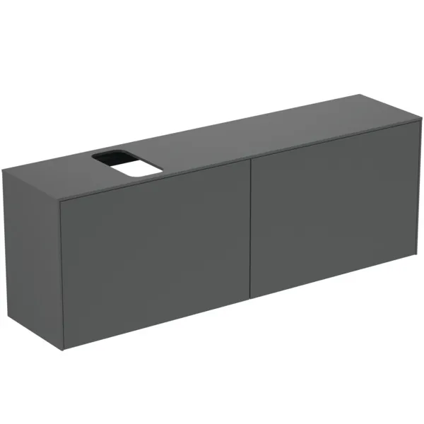 Ideal Standard Waschtischunterschrank Conca, 2 Auszüge, anthrazit
