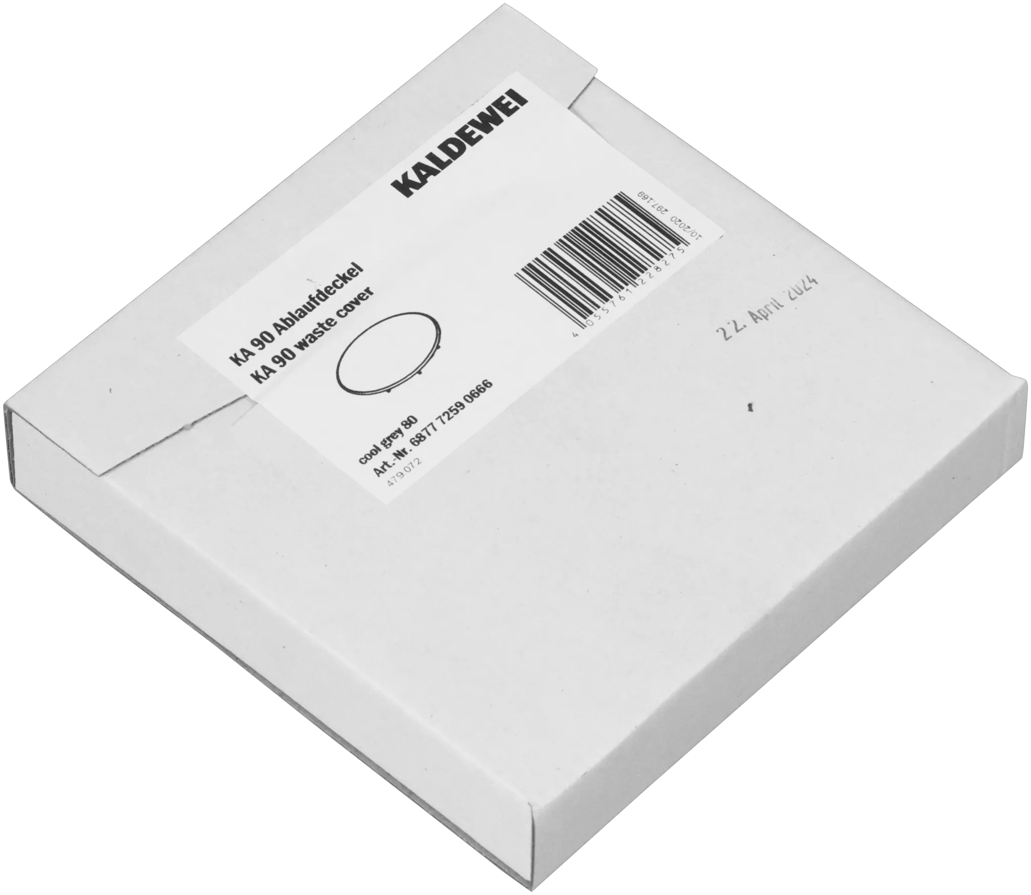 Emaillierte Ablaufabdeckung für Ablaufgarnituren „KA 90“ ⌀ 10,4 cm in cool grey 80 Emaillierte Ablaufabdeckung für Ablaufgarnituren „KA 90“ ⌀ 10,4 cm in cool grey 80