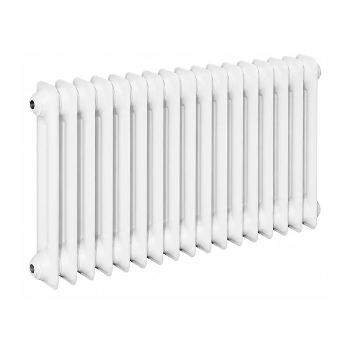 ASW DIN-Stahlradiator HG-TEC 17 Glieder, Nabenabstand 500 mm, 850 x 600 x 110 mm in RAL 9010