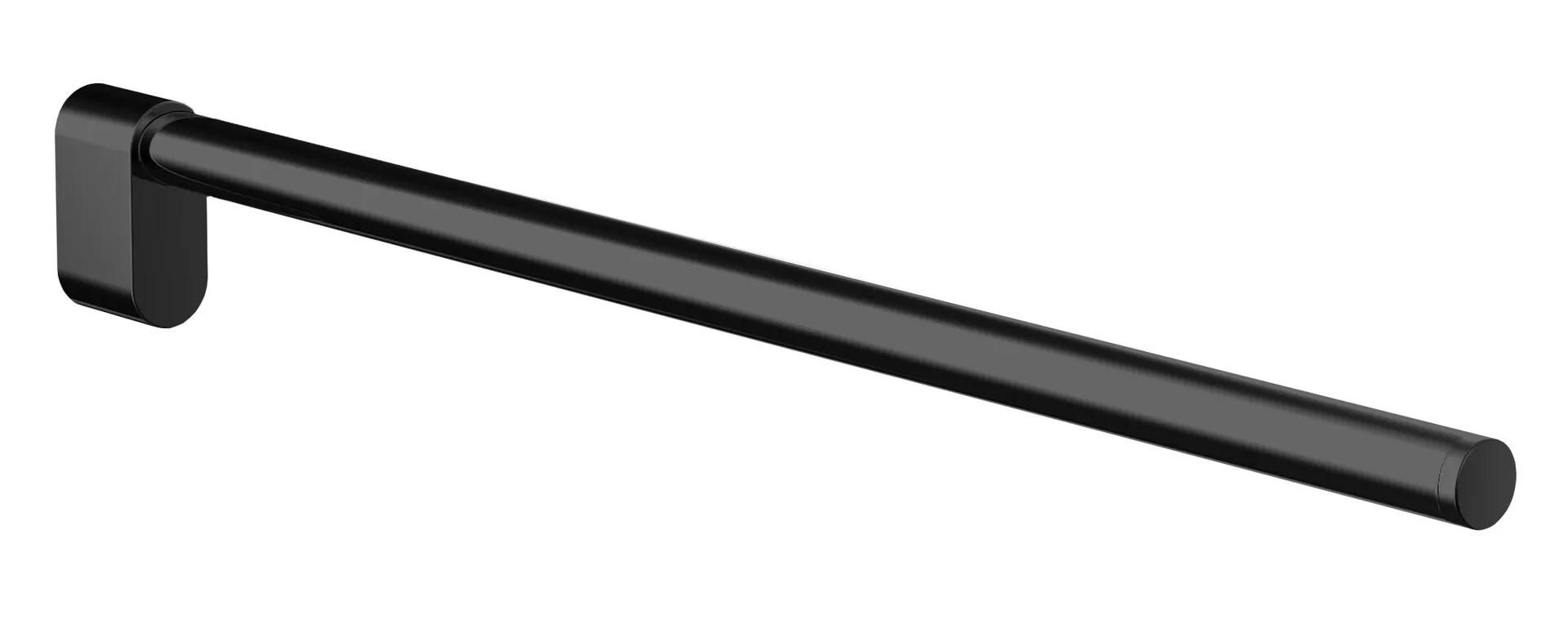 flow Handtuchhalter starr 1-armig, 430 mm, schwarz