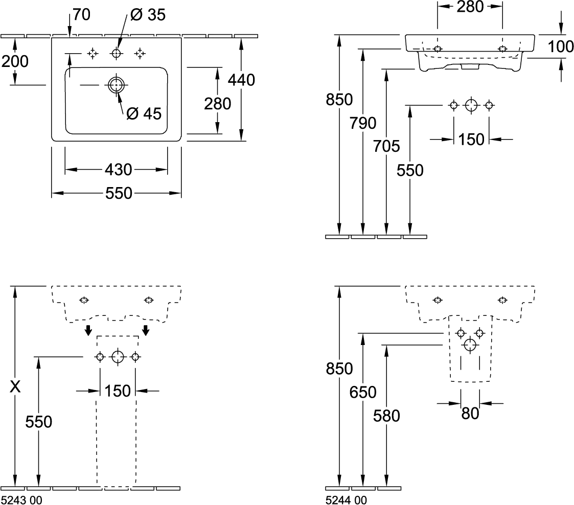 Villeroy & Boch Subway 2.0 Ablaufhaube Pergamon CeramicPlus 315x200x290mm Villeroy & Boch Subway 2.0 Ablaufhaube Pergamon CeramicPlus 315x200x290mm