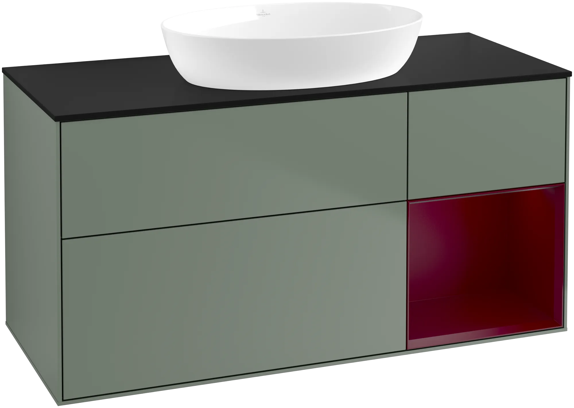 Villeroy & Boch Finion GA7 Waschbeckenunterschrank, 1200 x 603 x 501 mm, mit Beleuchtung