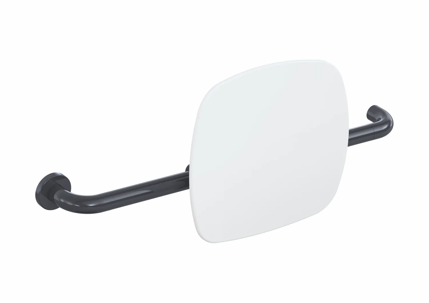 Rückenstütze Fb 98, WA 150mm, links zur Befest.an Wand-/SK-Griff reinweiß