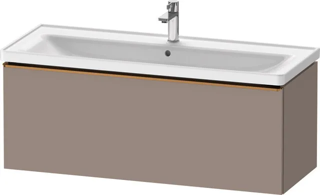Duravit Waschtischunterschrank wandhängend „D-Neo“ 118,4 × 44 × 45,2 cm Basalt Matt